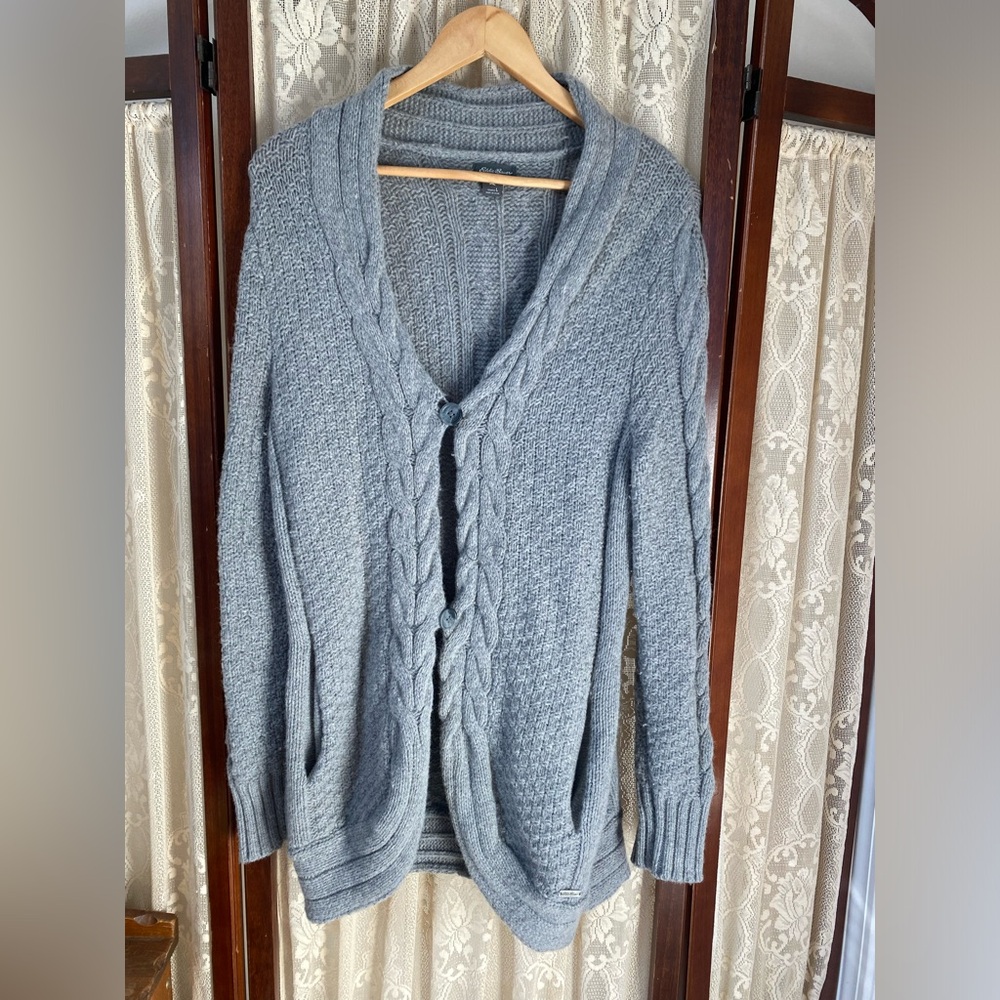 Grey Eddie Bauer Cardigan